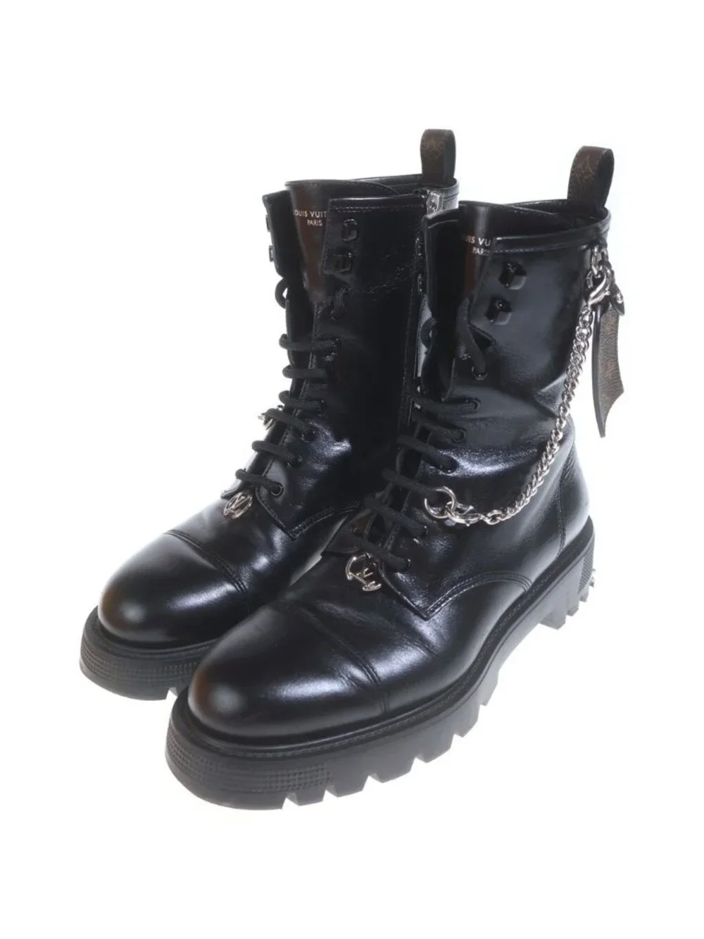 Louis Vuitton Monogram District Boots Black